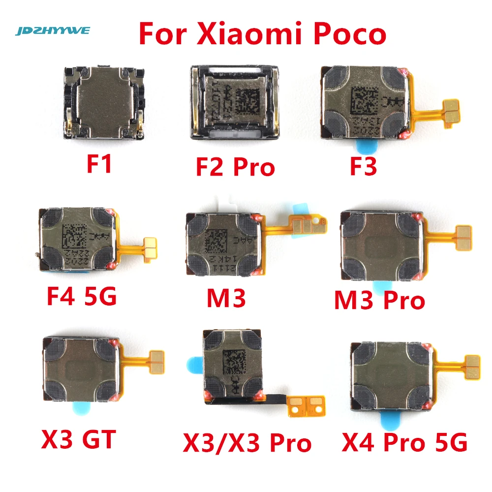 

1PCS For Xiaomi Poco F1 F2 Pro F3 F4 5G M3 Pro X3 GT X4 Pro 5G Ear Speaker Earpiece Ear-Speaker Replacemen