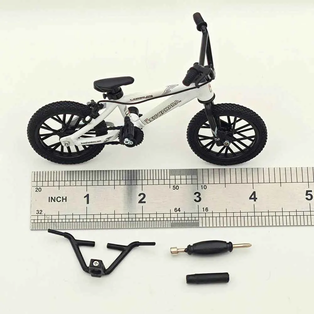 FLICK TRIX Miniature BMX Finger Bike PREMIUM Bicycle Diecast Toys Gift Kuwahara LaserLite Pro -White #5
