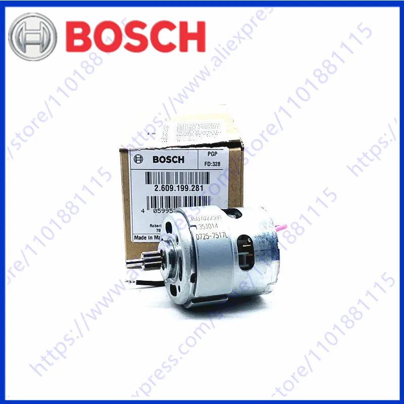 

DC motor 10,8V 2609199281 for BOSCH PS41 GDR10,8V-LIbare GDR12V-105 GDR10,8-LI GDR12-LI