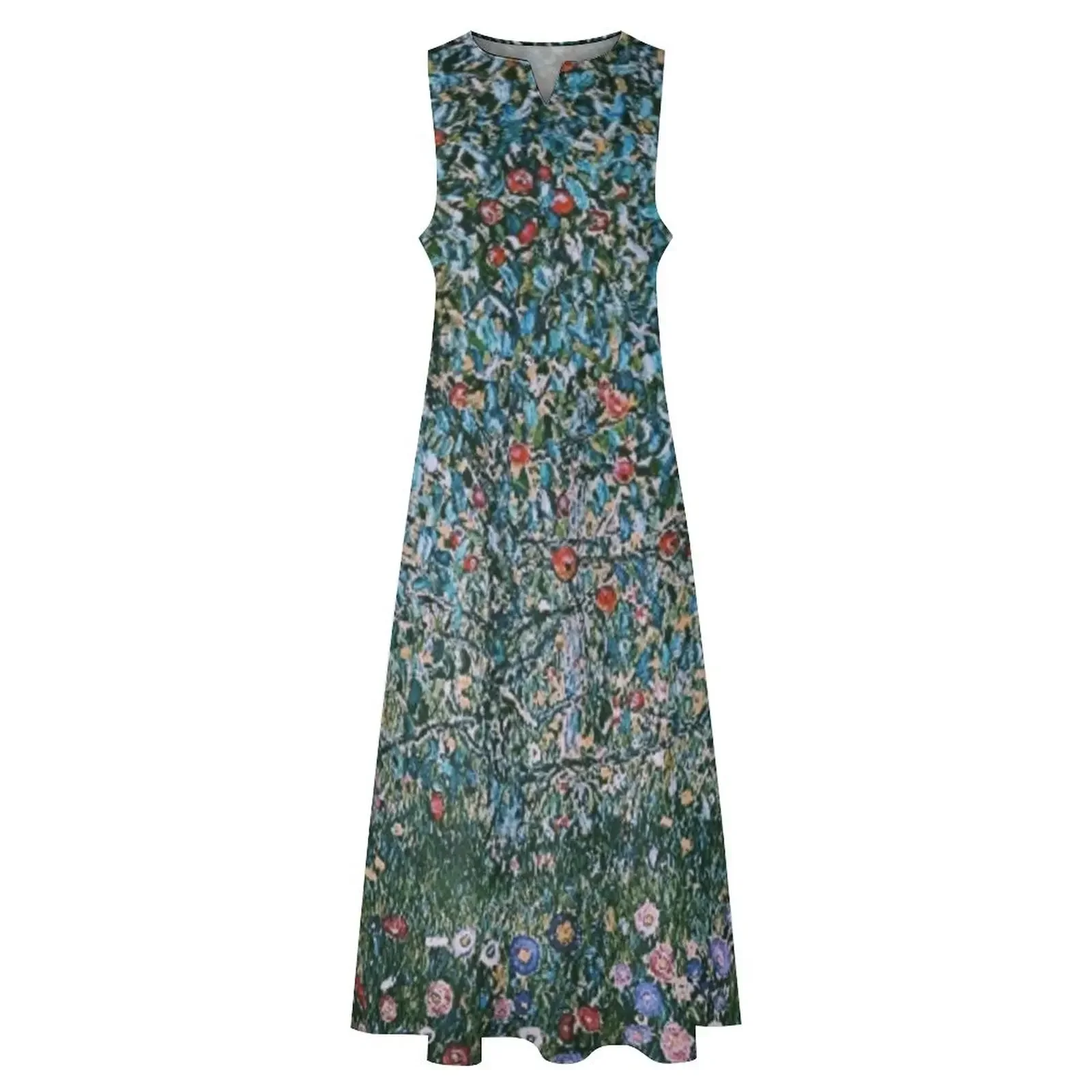غوستاف كليمت - شجرة الكمثرى، رقم، 02. فستان طويل ثوب مسائي ملابس الصيف ملابس نسائية فساتين طويلة الأكمام فستان