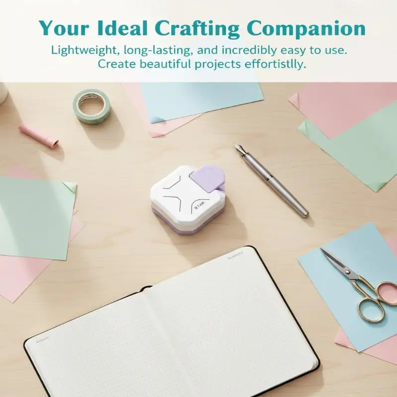 3 In 1 Corner Rounder Cutter For Scrapbook Cards Crafts Metal Plastic Design Paper Edge Maker
