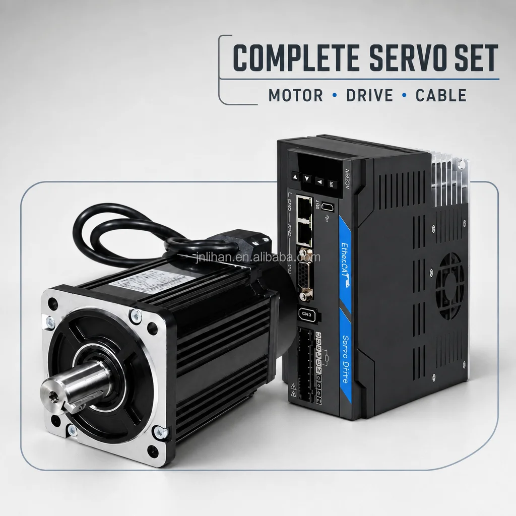 محرك سيرفو تيار متردد 750 واط  - مراجعة Servo Kit وسعره