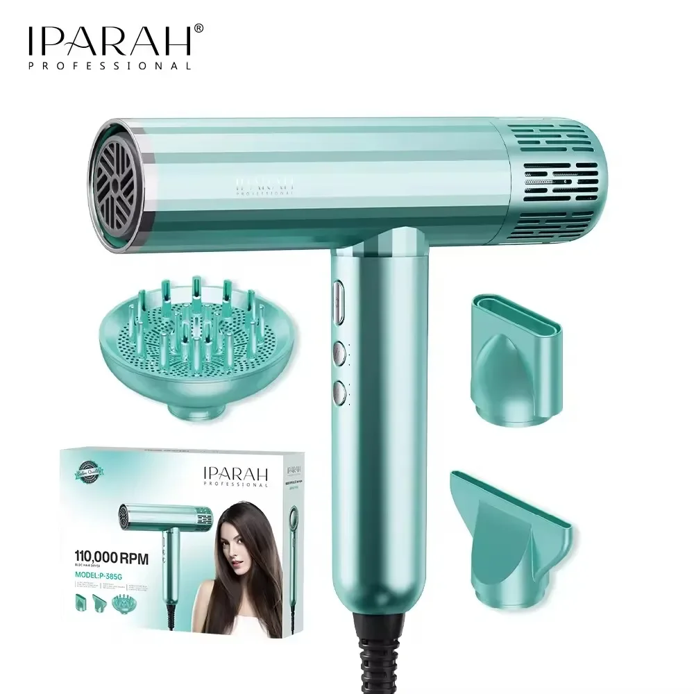 IPARAH 드라이기 샤오미 드라이기 헤어드라이기 헤어드라이어 드라이어 헤어드라이 헤어 드라이어 건조기 드라이 헤어 드라이기 hair dryer 무선드라이기 라이터 에어랩 매직기 아이오닉5 스타일러 헤어 드라이어 전문적인 블로우 드라이어 음이온 헤어케어 블로우 건조기 브러시리스 모터 110000Rpm 이발소 도구 P-385 