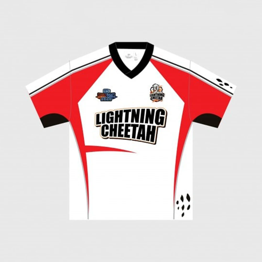 Lightning Cheetah Jersey Gmmtv Starlympics 2025 T-Shirt Men's And Women's Fashionable Casual Y2K Oversized Breathable Sportswear
