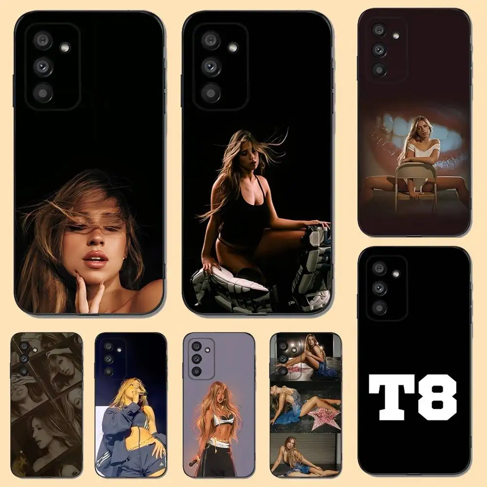 

Phone Case For Samsung S 25,24,23,22,30,21,10,9,Ultra,Plus,Lite,FE,4,5 G Soft T-Tate Singer M-McRae Black Case