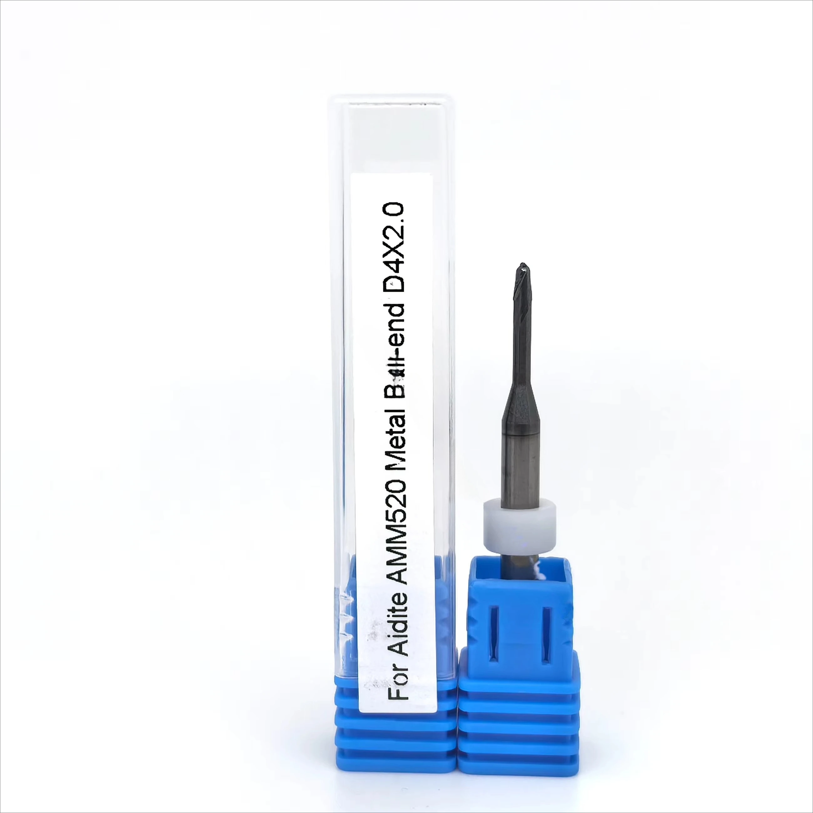 AMM 520 Diamond Aided Carbide End Mills Drill Bits Grinding Tools D4X1.0/1.5/2.0/3.0 Flat End Milling
