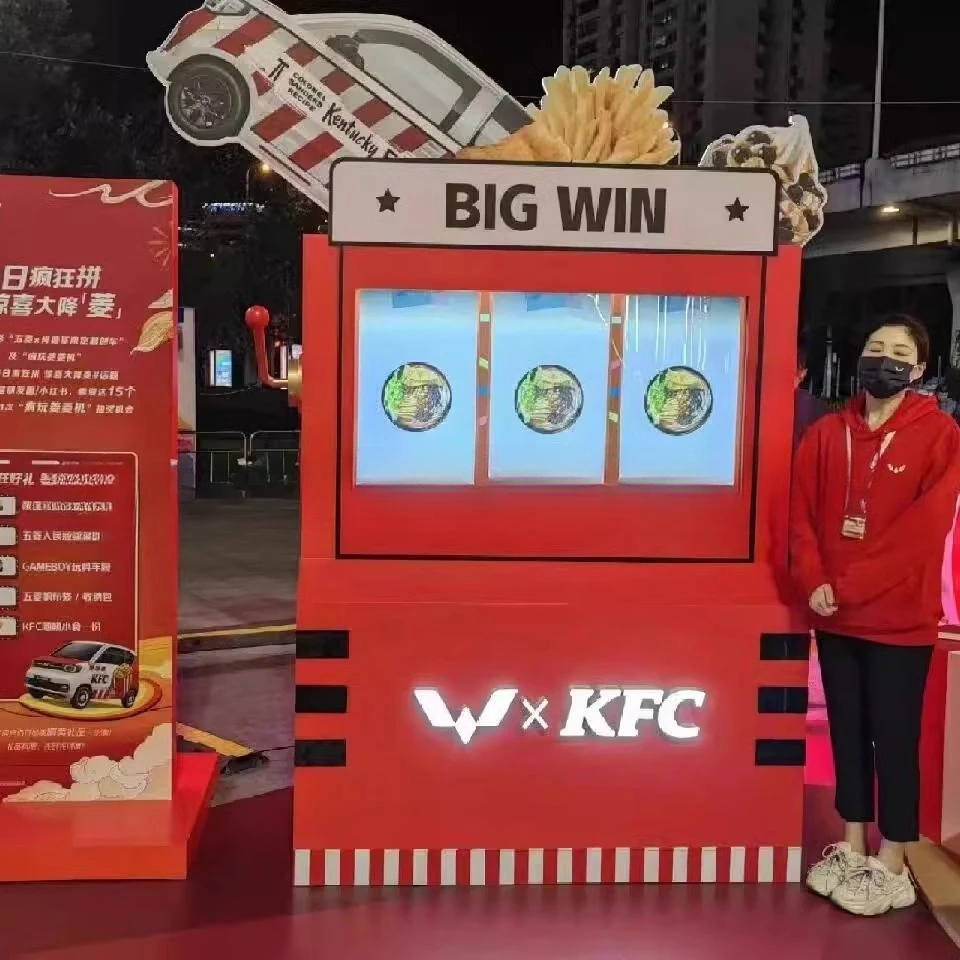 Influencer interactive large slot machines, traffic control sticks, giant machines, mall event props, amusement equipment