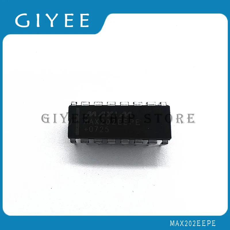 5PCS MAX202EEPE MAX202 DIP-16 RS-232 Interface IC