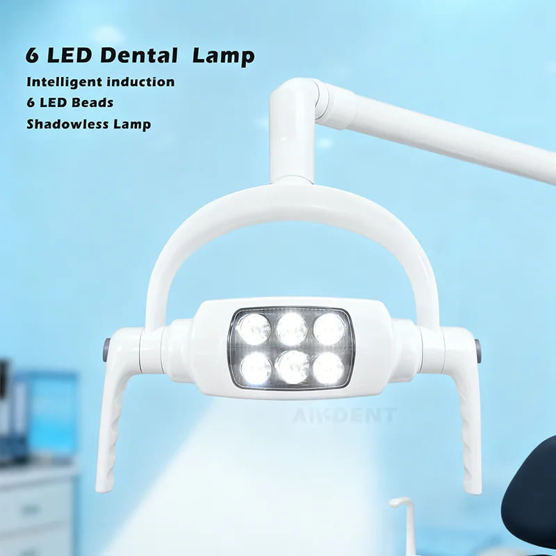 

Dental Oral Operation Lamp Induction Sensor Light LED 6 LED For Dentist Unit Chair Equipment Teeth Whitening Good Quality