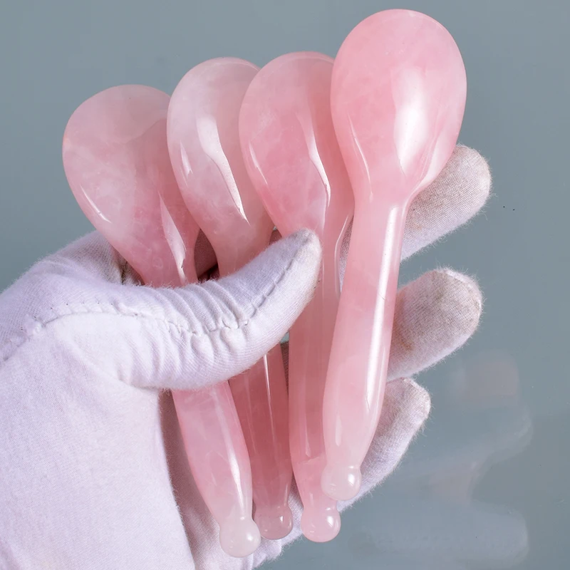 

Rose Quartz Gua Sha For Face Massager Skin scraping GuaSha Lifting Natural Jade Massage for Face Gouache Scraper Wrinkle Remover