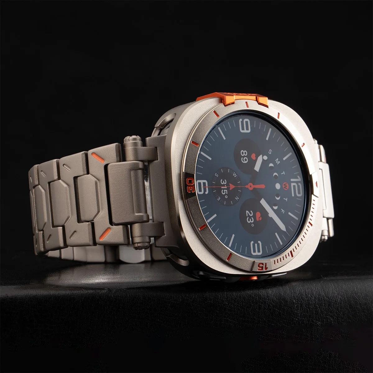 Metallgehäuse+Armband für Samsung Galaxy Watch Ultra 2025 47mm Edelstahlband Hartmetall-Schutzhülle für Galaxy Watch Ultra 47