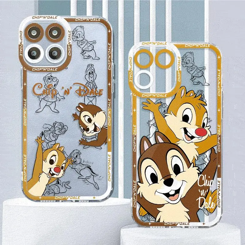 

Case For Huawei Honor X8a 4G X8 5G 90 Lite X9a Angel Eye Phone Cover Clear Silicone Bumper Shell Disney Chip 'N' Dale Cartoon