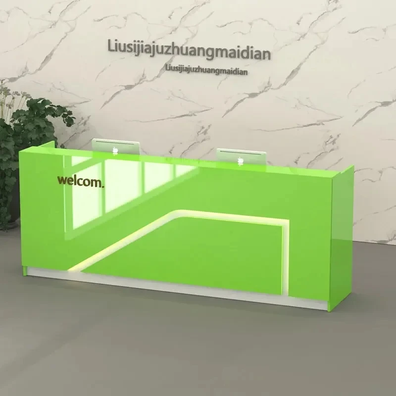 

Cashier Lectern Bar Counter Reception Church Pulpit Small Cash Register Modern Office Desk White Receptionist Receptie Furniture