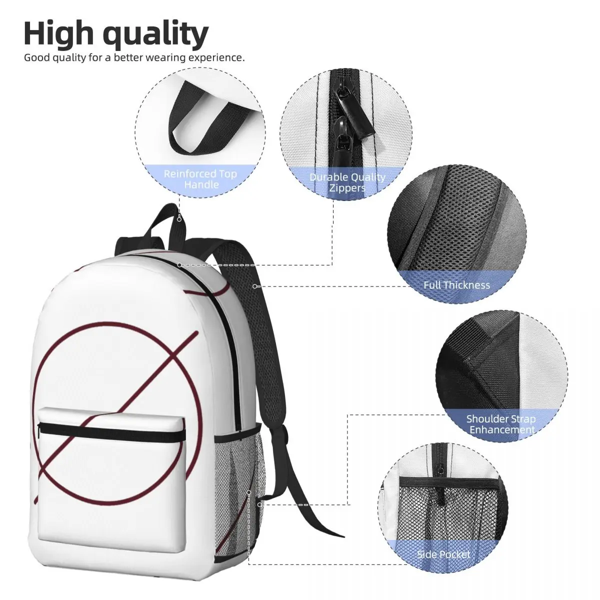 Milk Outside A Bag Of Milk Backpack Student BookBag Children School Bag Laptop Shoulder Bags for Men Women