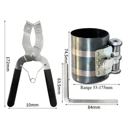 Engine Ratchet Type Clamp Band Installer Car Repair Tool Piston Ring Plier Profess Adjustable Compressor