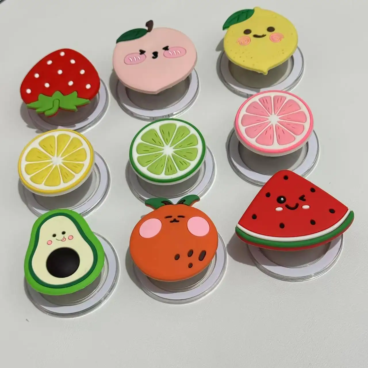 شفط مغناطيسي على شكل فاكهة لطيفة ومناسب لدعم قبضة حامل الهاتف 17 16 15