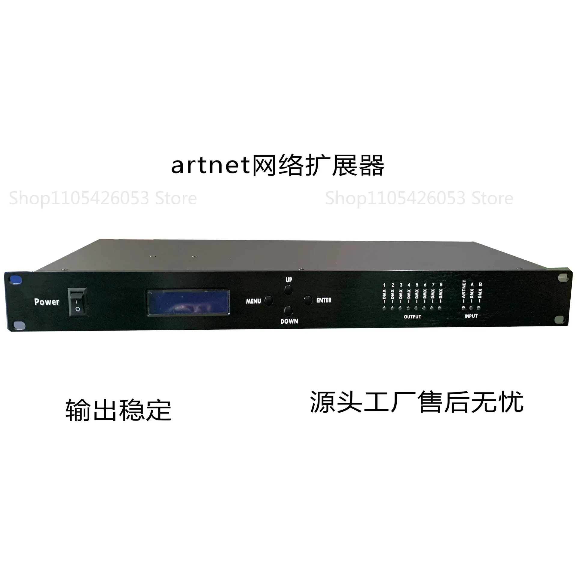 Artnet Dmx 8 Way Network Expander Output 8x512 4096 Channels For Satge Dj Lighting Controller Artnet To DMX Node