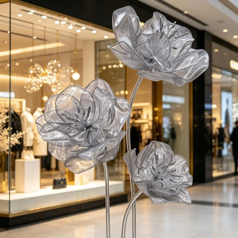 

Giant Artificial Flowers Waterproof Large Flowers for Floral Garden Baby Shower Decor Shop Window Display Photography Props