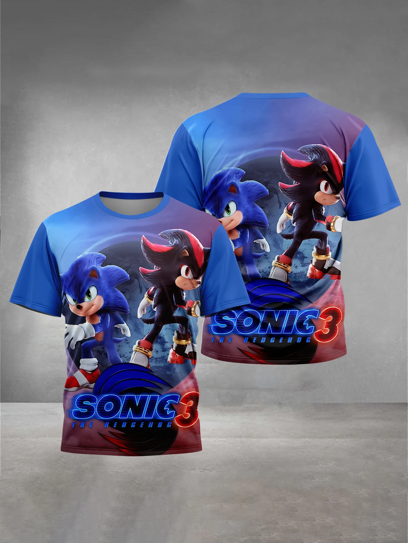 Movie S-Sonics the H-Hedgehog-s 3D Print Baby Clothing Outdoor Clothes for Children Boy Girl Child T-Shirt Top Shirts