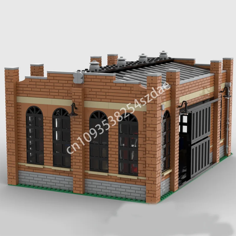 

2335 шт. MOC склад модульные здания строительные блоки творческое строительство творчество Рождественская игрушка идея подарка строительство