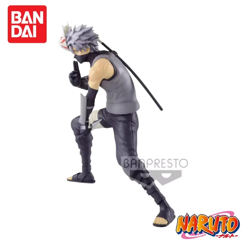 

In Stock 100% Original Bandai Naruto Svibration Stars Hatake Kakashi Ii Naruto Action Anime Model Toy Figure Collect Gift