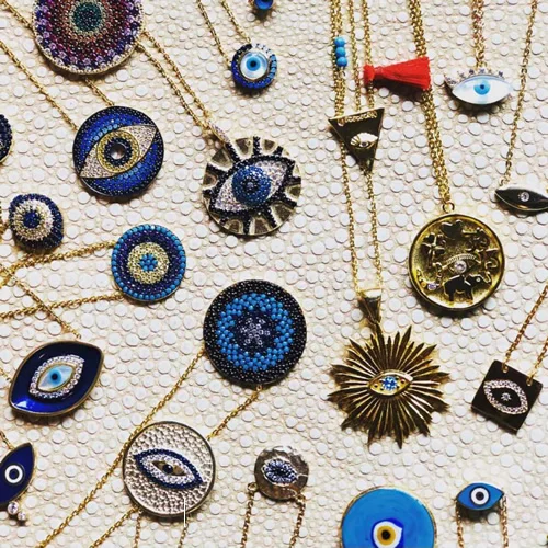 

lucky eye for new order keychain bag chain