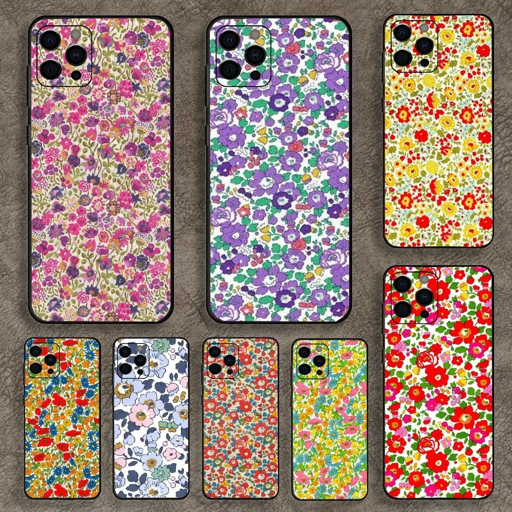 Betsy Ann Wiltshire London Phone Case For Apple iPhone 15,14,13,12,11,Pro,X,XS,Max,XR,Plus,Mini Soft Black Cover