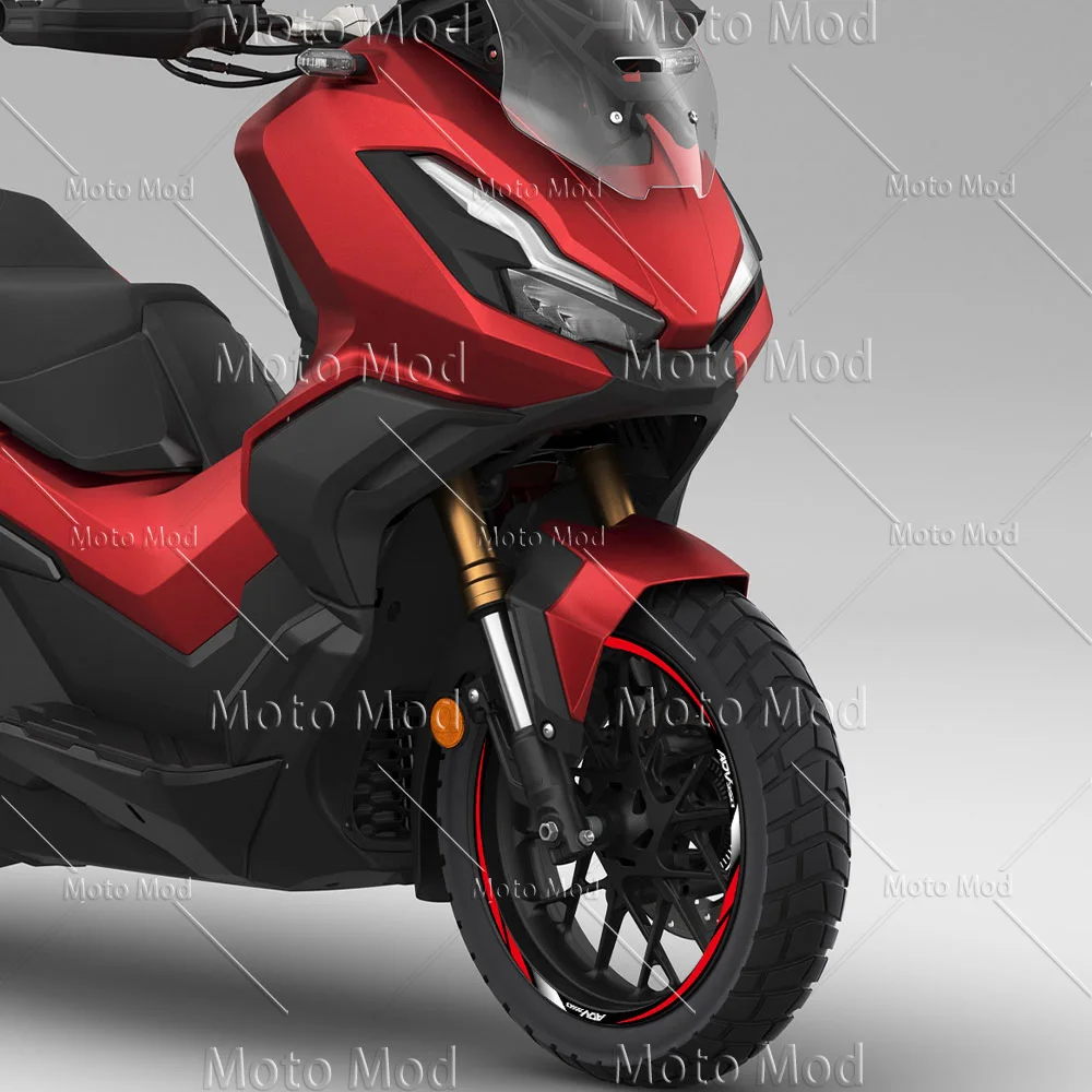 ADV350 adv 350 反射オートバイアクセサリーホイールステッカーハブデカールリムストライプテープ