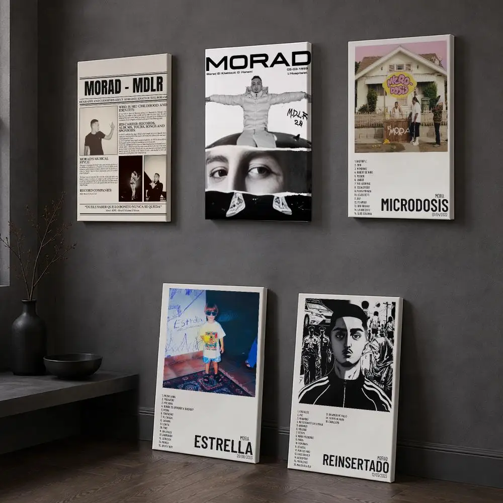 Pop Singer M-Morad Album Cover Framed Wall Painting Modern Framed Canvas Wall Art Print Home Decoration Poster Living Room