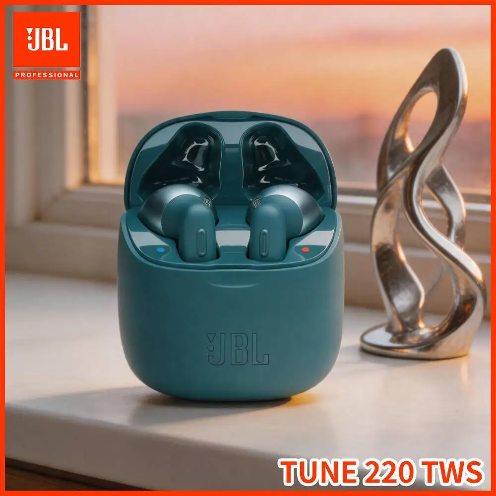 JBL Tune220TWS True Wireless Semi‑in‑Ear Headphones Touch Operation Voice Assistant Portable Charging Case Daily‑Use Earphones