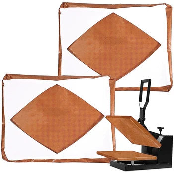 Cobertura reutilizável do envoltório da imprensa do calor, envoltório resistente ao calor, 16x2 0 Polegada, 2 pcs