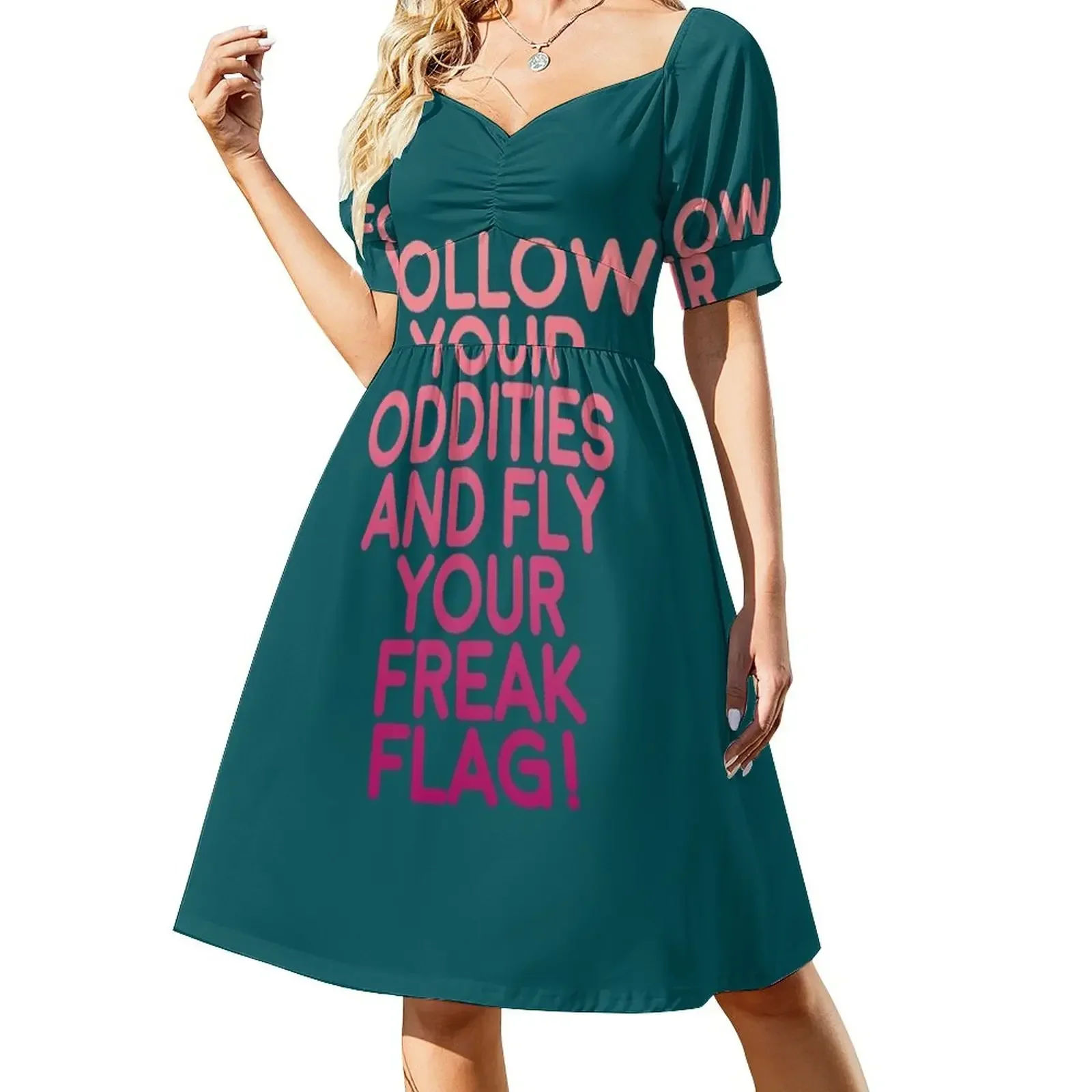 

fly your freak flag! Sleeveless Dress elegant women's dresses sale evening dress Beachwear Dress