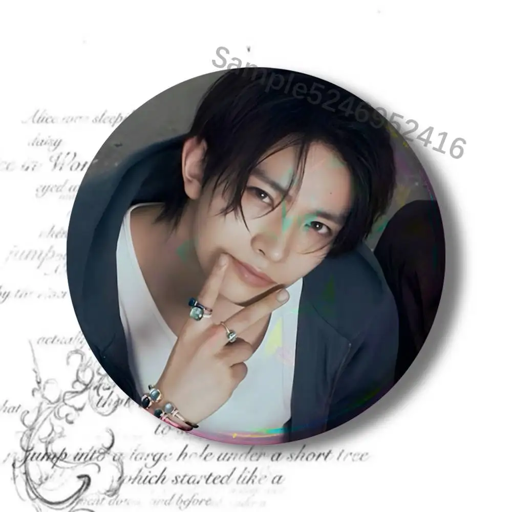 E-Evan Ride or Die H-Heeseung Button Pin Einzelpack Anime-Merch für Ita Bags Abzeichen Sammelbuttons – Detail 16
