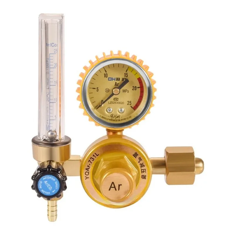 Argon pressure reducer YQAr731L flow meter pressure regulating valve pressure gauge