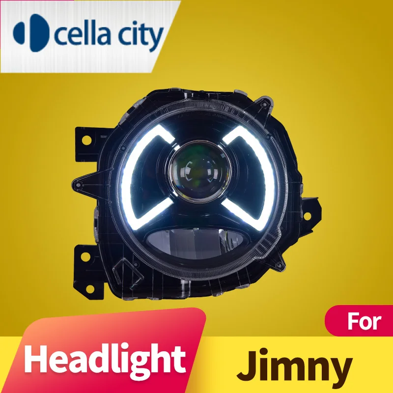 Headlight Assembly For Suzuki Jimny 2019-2020 Full Led Light Source LED DRL LED Low Beam LED High Beam A Touch Of Blue