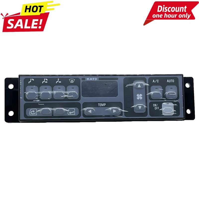 Кнопка управления кондиционером для экскаваторов Kato HD512 820V 1023 1430-1-2-3R, панель управления кондиционером