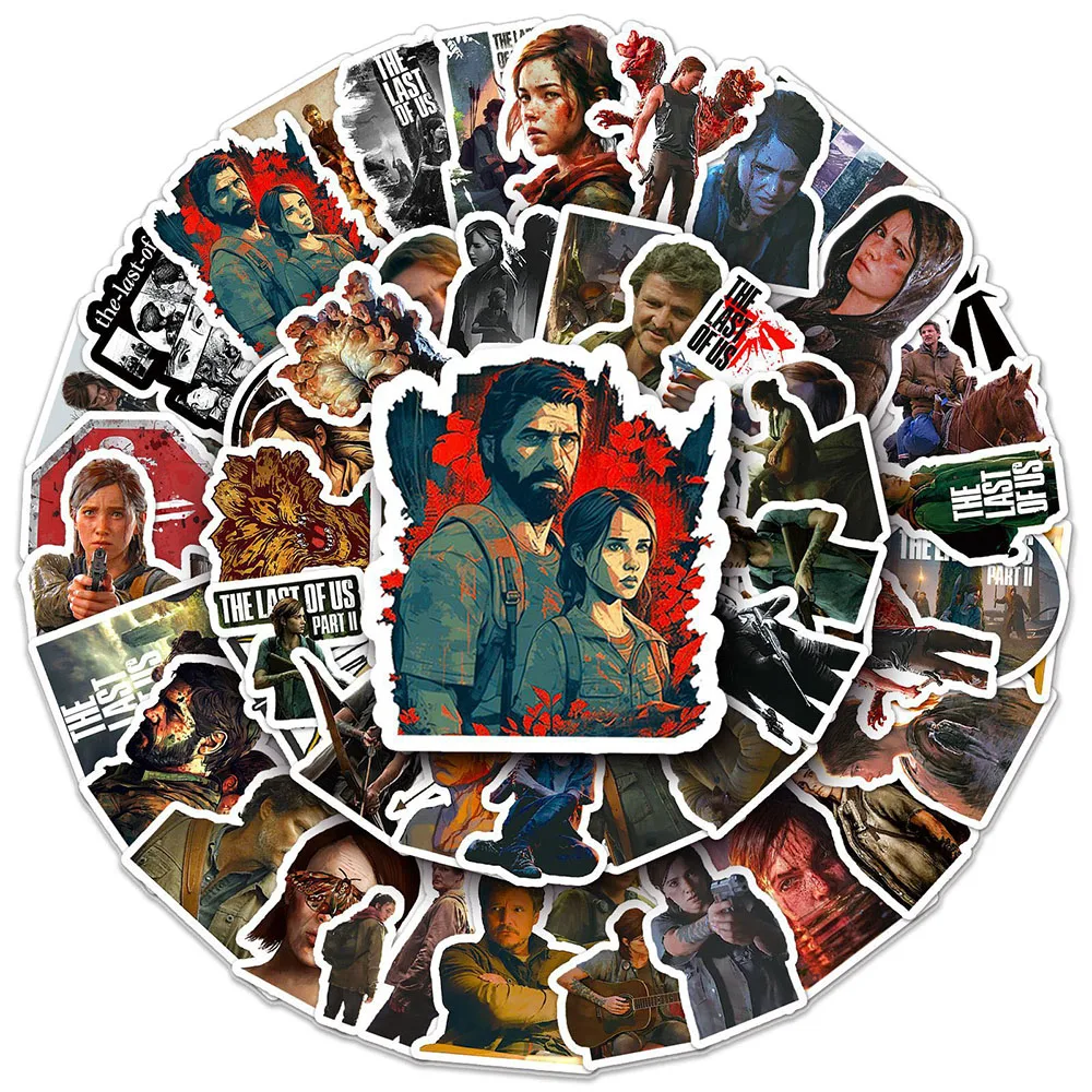 10/30/50PCS Movie Game The Last of Us Stickers Cool Graffiti Decals DIY Laptop Phone Skateboard Fridge Sticker Toy Gift Wholesae