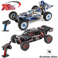 WLtoys 1/12 124016 124017 75KM/H RC Car Brushless Vehicle 4WD Electric High Speed Drift 2.4G Remote Control Toys