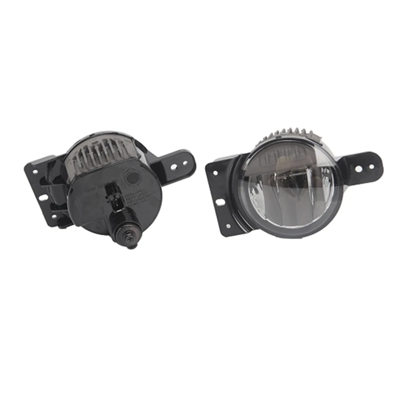 

1 пара желтых светодиодных противотуманных фар для Jeep Wrangler JT 10Th JLU 2018-2024, дневные ходовые огни, фары переднего бампера
