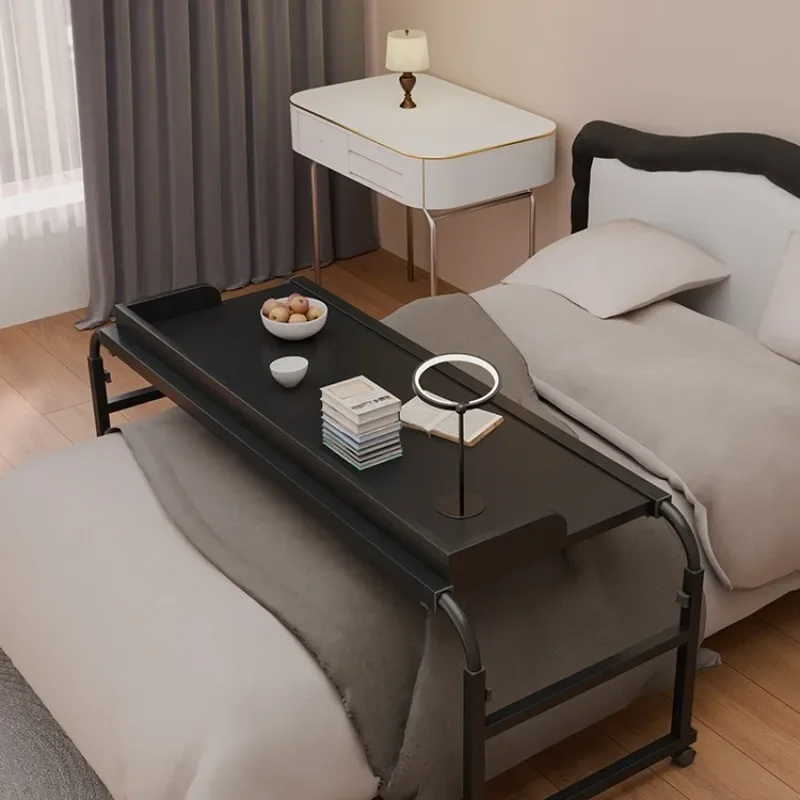 Movable cross bed table can be raised bedroom computer table bedside end study table