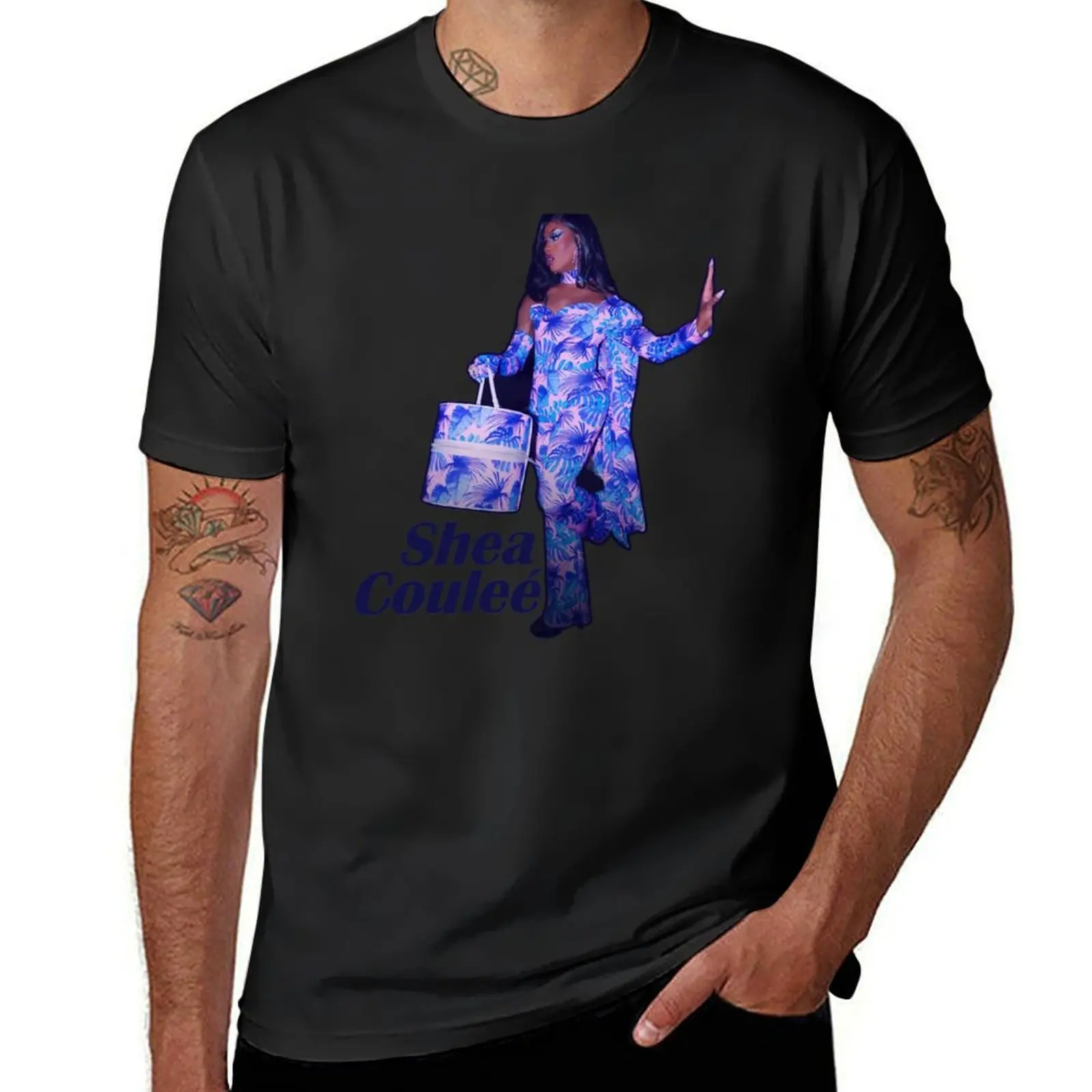 Shea Coulee rupauls drag race T-Shirt plus sizes anime clothes fitted t shirts for men