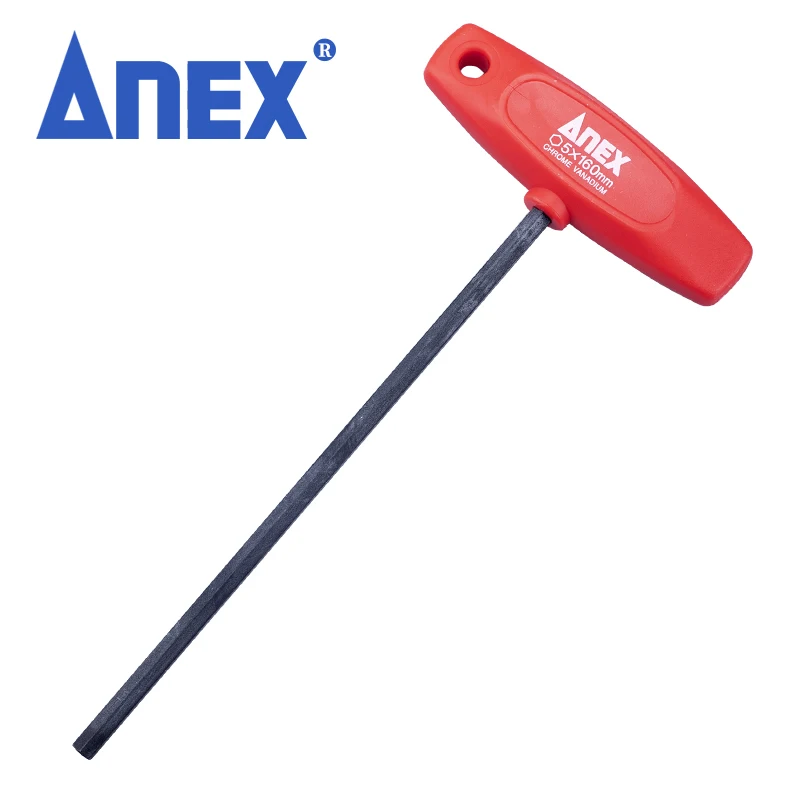 

ANEX Hexagonal Wrench T-Handle Wrench Repair Auto Hexagonal Screwdriver 2.0/2.5/3/4/5/6/mm Size Made in Japan