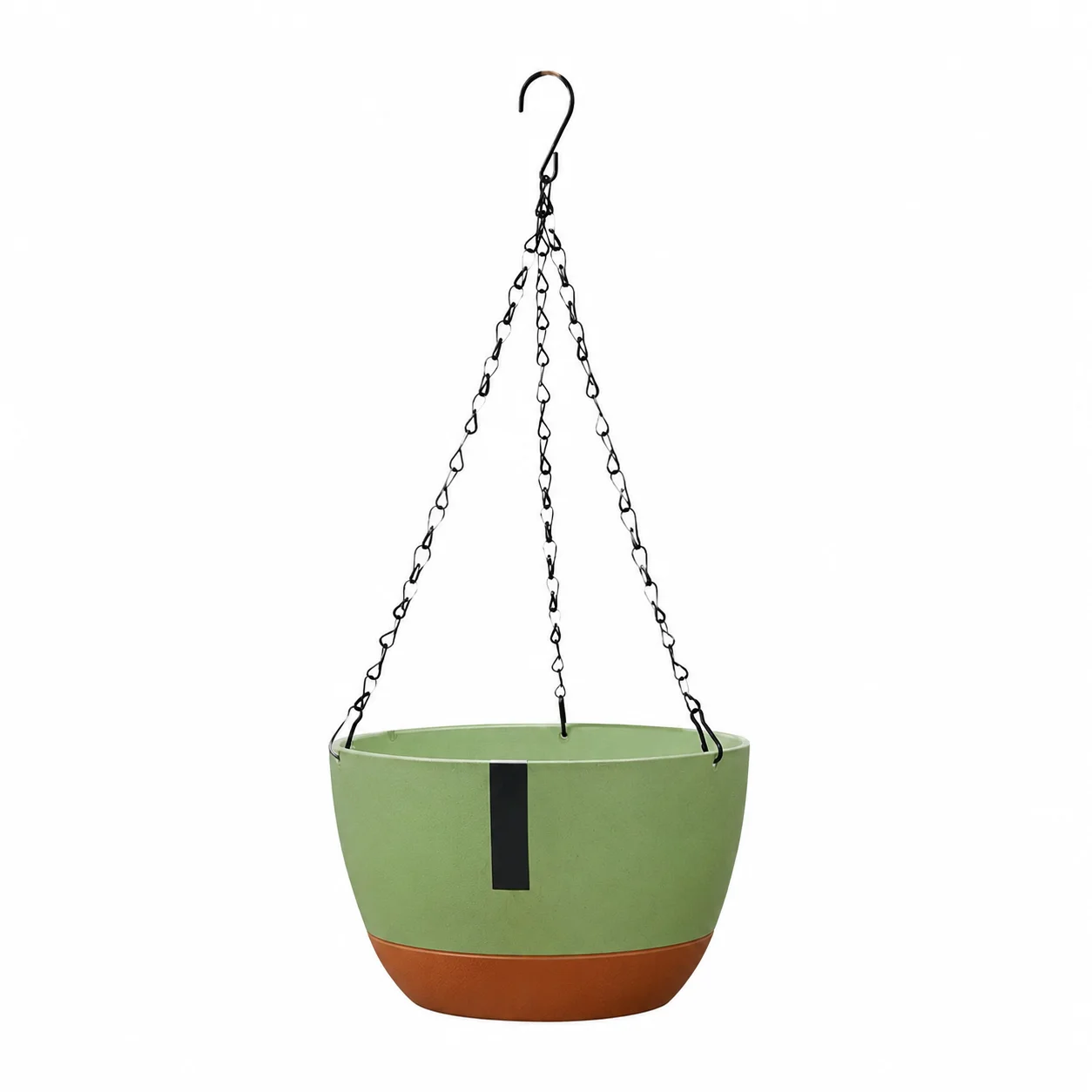Resin Hanging Flower Pot with Built-In Water Retention for Consistent Hydration of For Succulents Indoors Outdoors