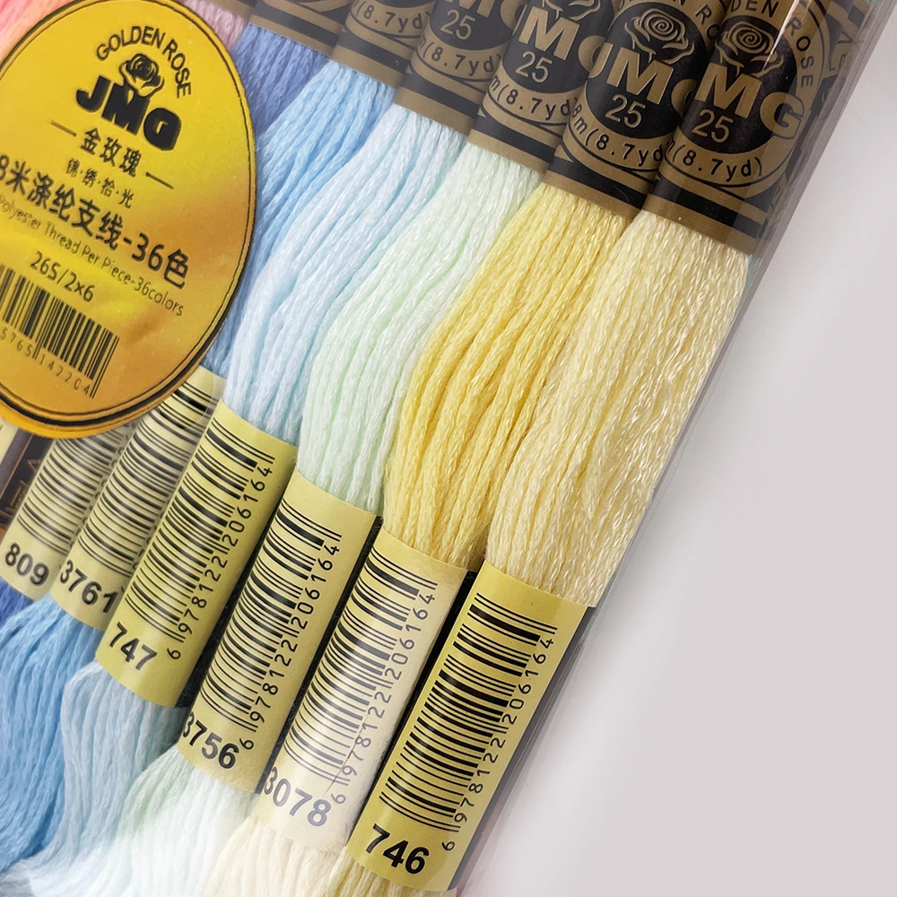 Fios de Bordado de Poliéster J - Embroidery Floss Thread avaliação e preço
