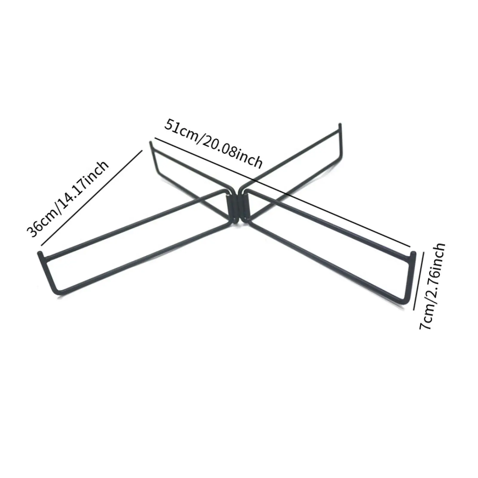 Foldable Cooler Stand Foldable Stand Rack Trash Bag Holder Heavy Duty Sturdy