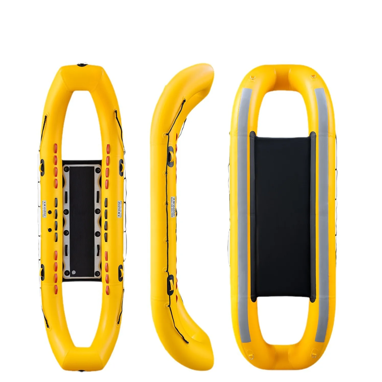 Mega ice inflatable emergency life raft water gantry leather lift snow ice water dual purpose banana boat