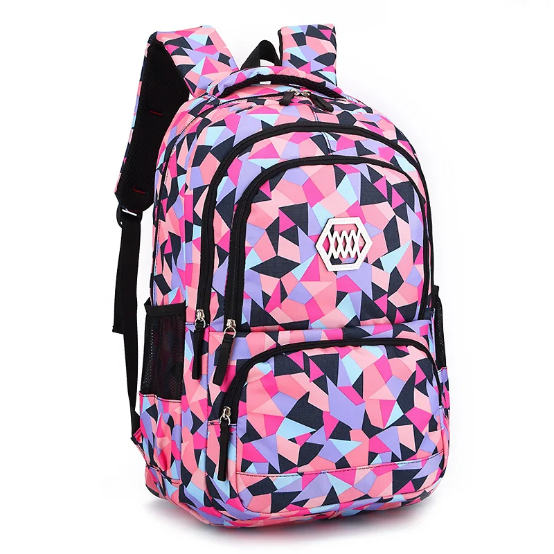 

Girls 3-6 Grade Big Capacity Children School Bags For Teenagers School Backpack Sport Knapsack Orthopaedic Waterproof Backpack