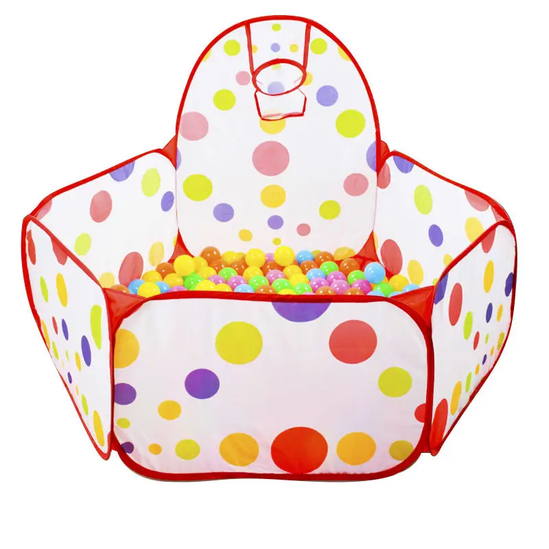 Ozean-Ballbecken für Kinder mit Basketballkorb, Bobo-Pool-Spielzeug, 1,2 m (ohne Ball)