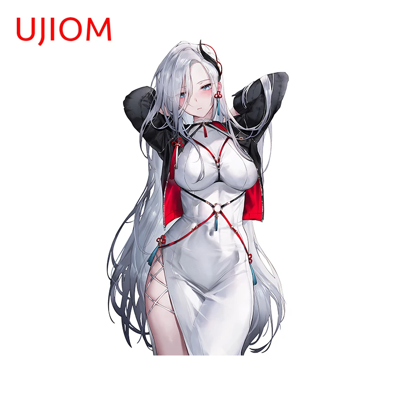 

UJIOM 13cm X 7.5cm Sexy Shehe Genshin Impact Big Breast Wall Stickers Alluring Girls Adult Room Decor Decals Room Wallpapers