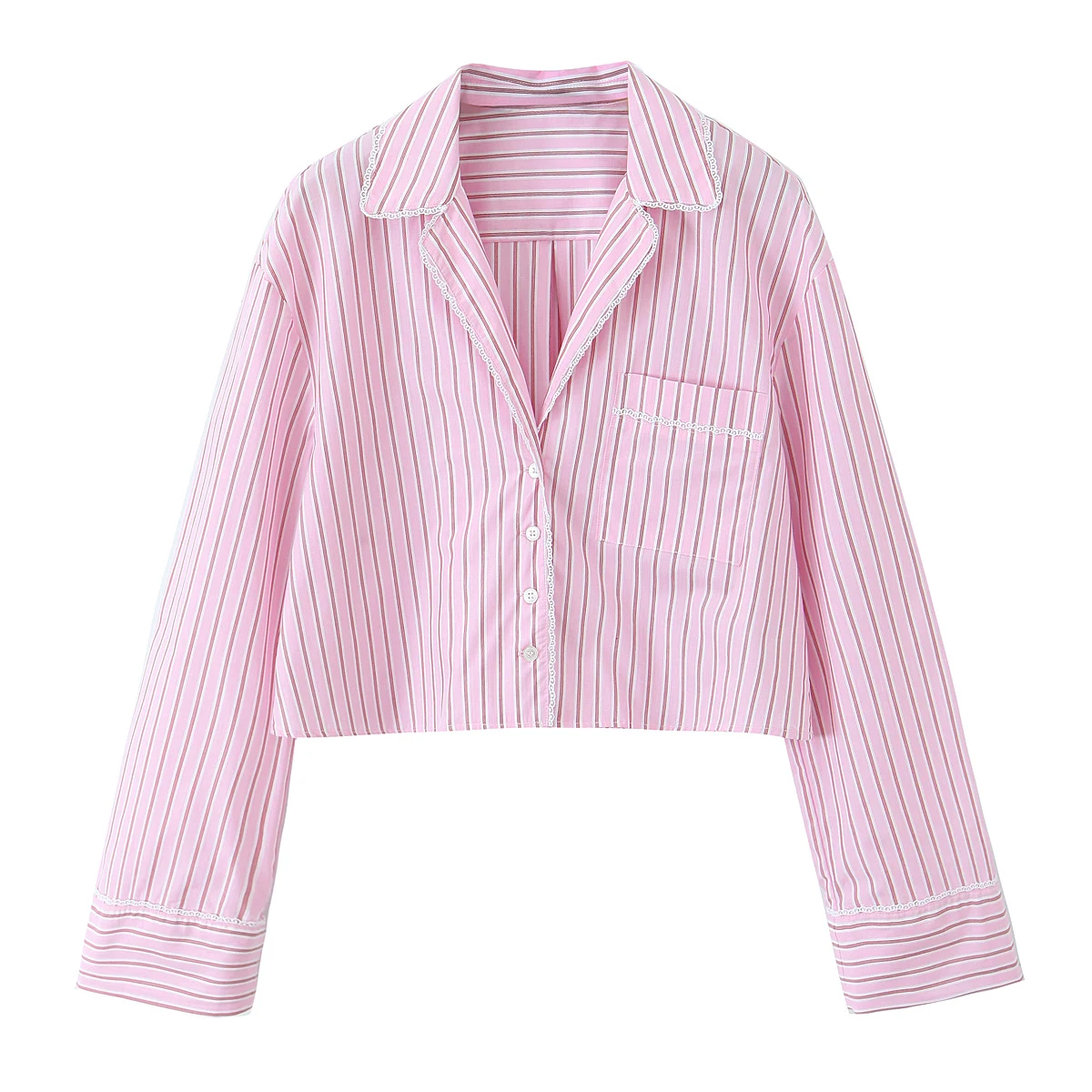 DUOPERI Women Y2K Fashion 3 Pieces Sets Pink Striped Shirt & Trousers With Belt & Thin Straps Tops Feamle Chic Pants Sets